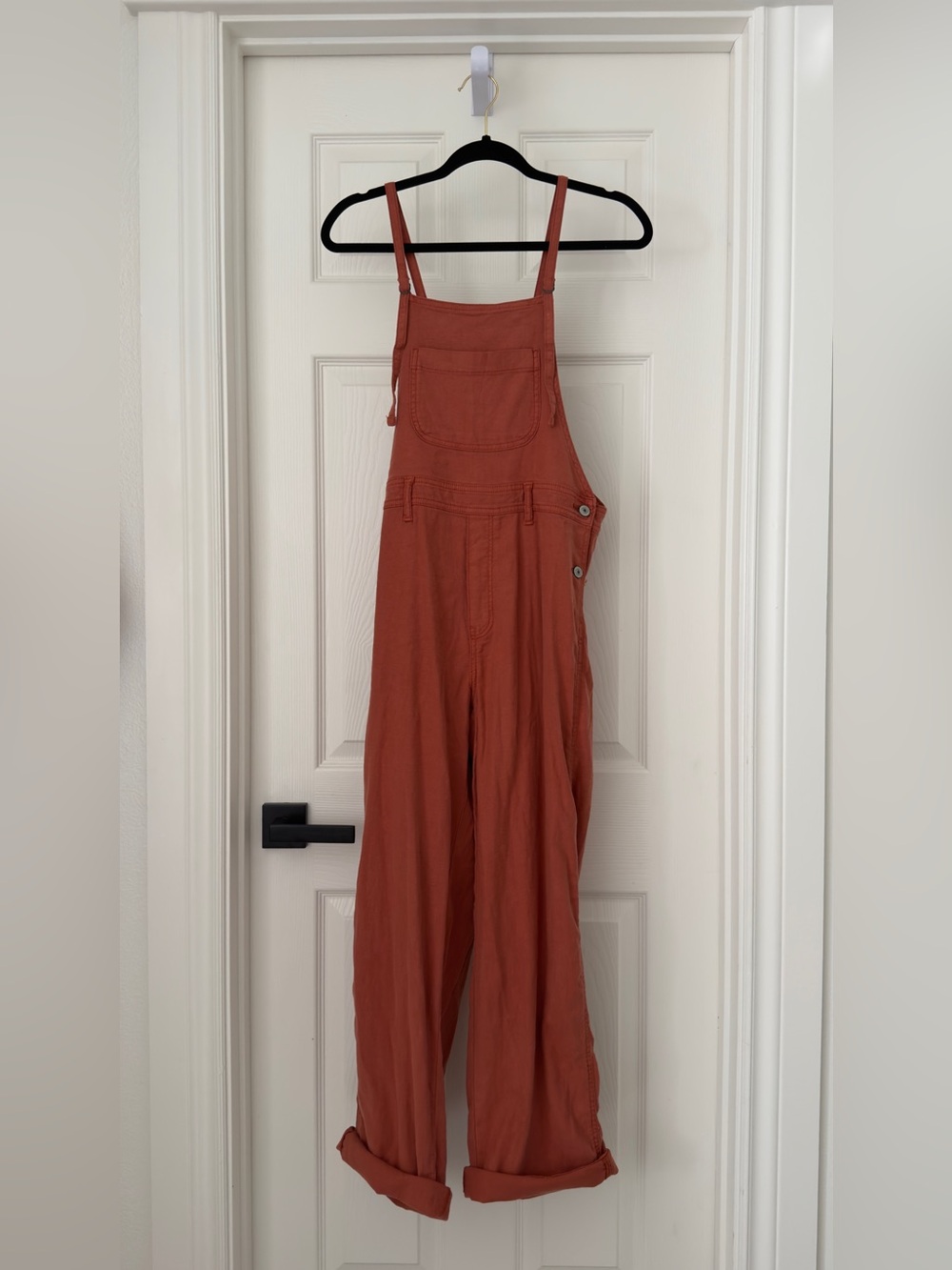 American eagle linen overalls